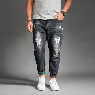 plus size mens ripped jeans