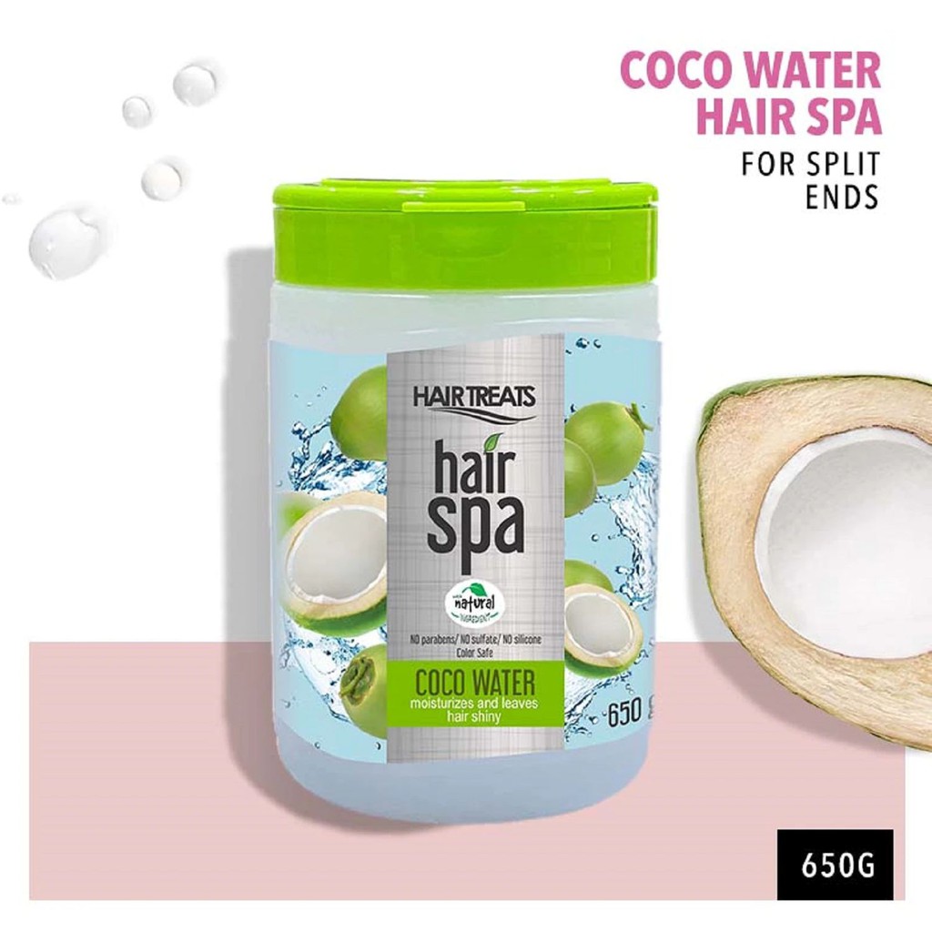 Hair Treats Hair Spa Coco Milk or Coco Water – for intensive moisturizing |  Shopee Philippines