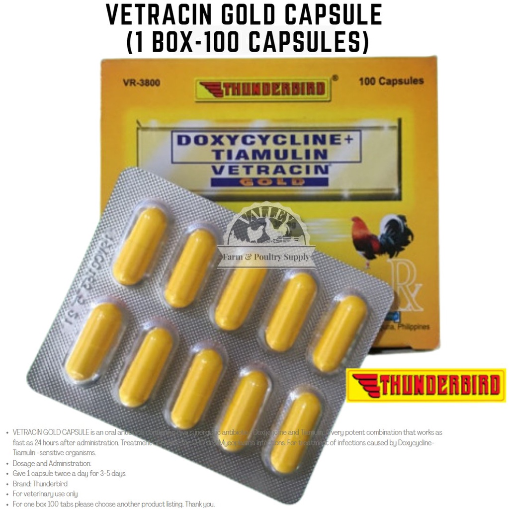 (VFS) Vetracin Gold Capsule (1 box-100 capsules) | Shopee Philippines