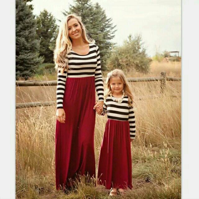 mother daughter set dress