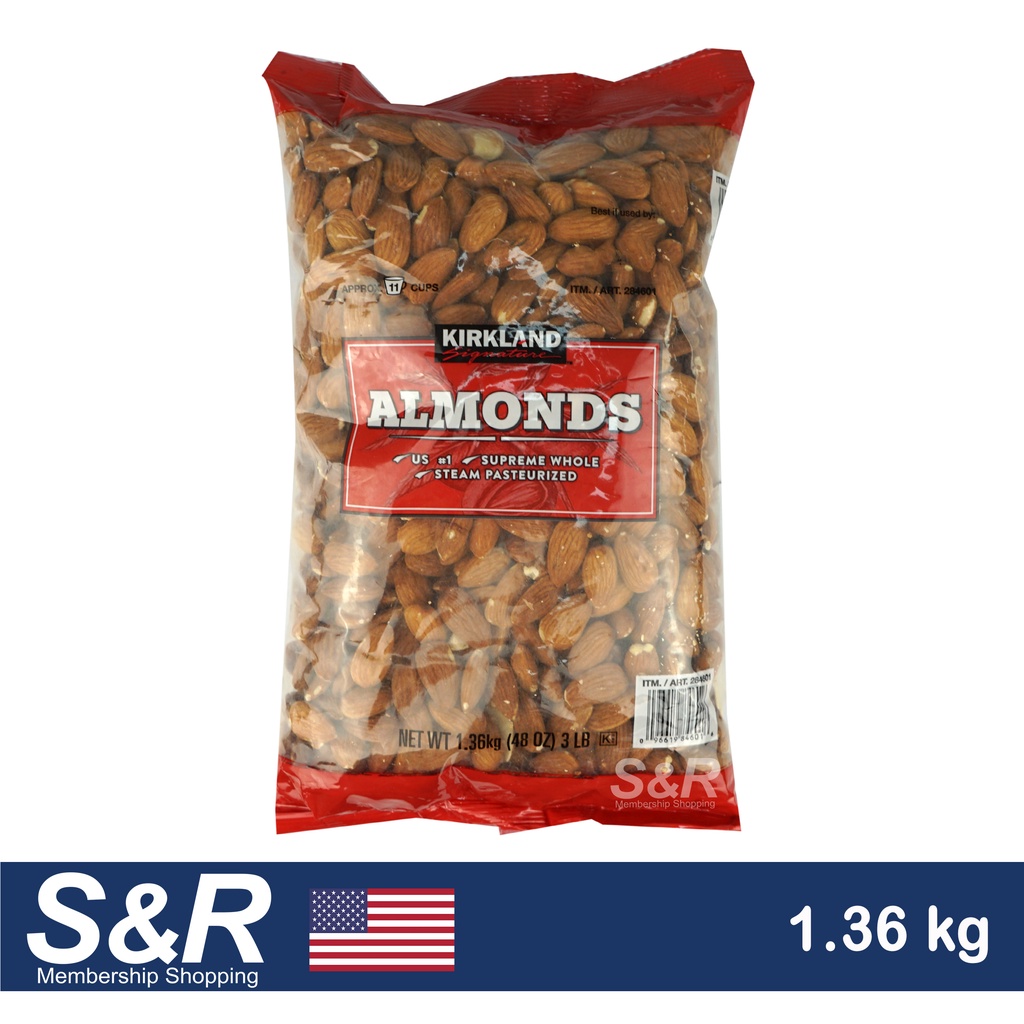 Kirkland Signature Raw Almonds 1.36kg | Shopee Philippines