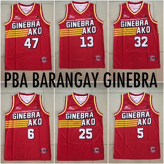 ginebra jersey red