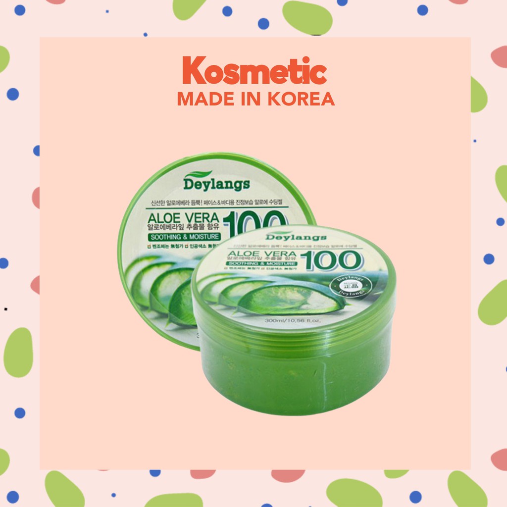 aloe vera soothing gel made in korea