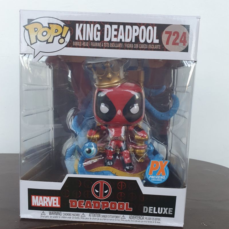 Funko Pop! Deadpool on Throne PX 