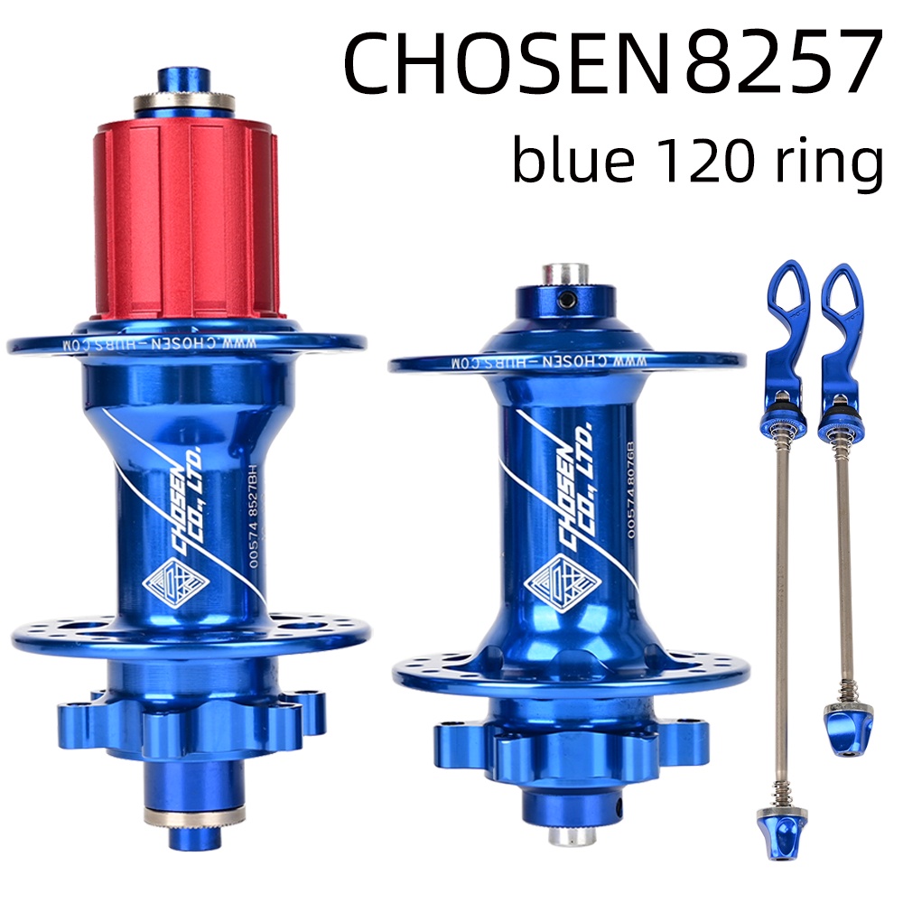 CHOSEN Mountain Bike Bicycle Hub Front 2 Rear 4 Bearing 120 Click hub