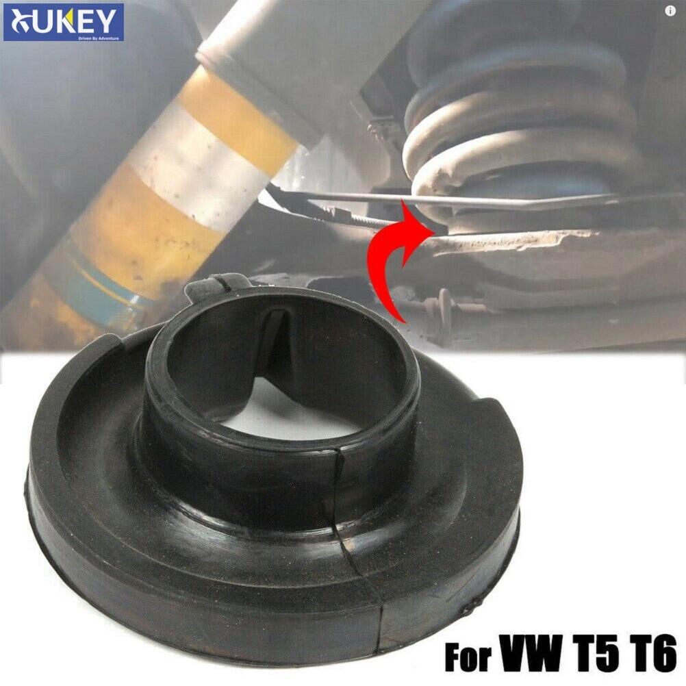 Rear Lower Coil Spring Rubber Suspension Cups Support Mount For VW