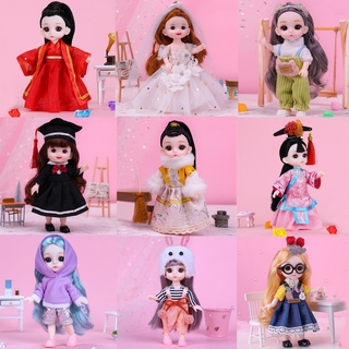 16cm Doll For Kids Mini Miniature 13 Joints Bjd Toys Girl