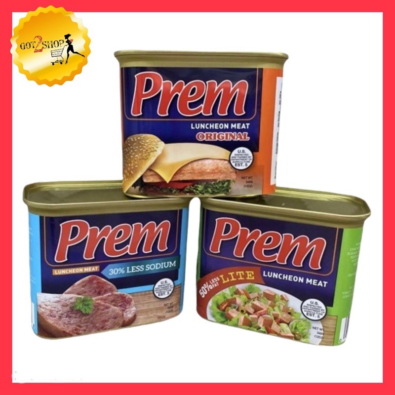 PREM Luncheon Meat 340g Shopee Philippines
