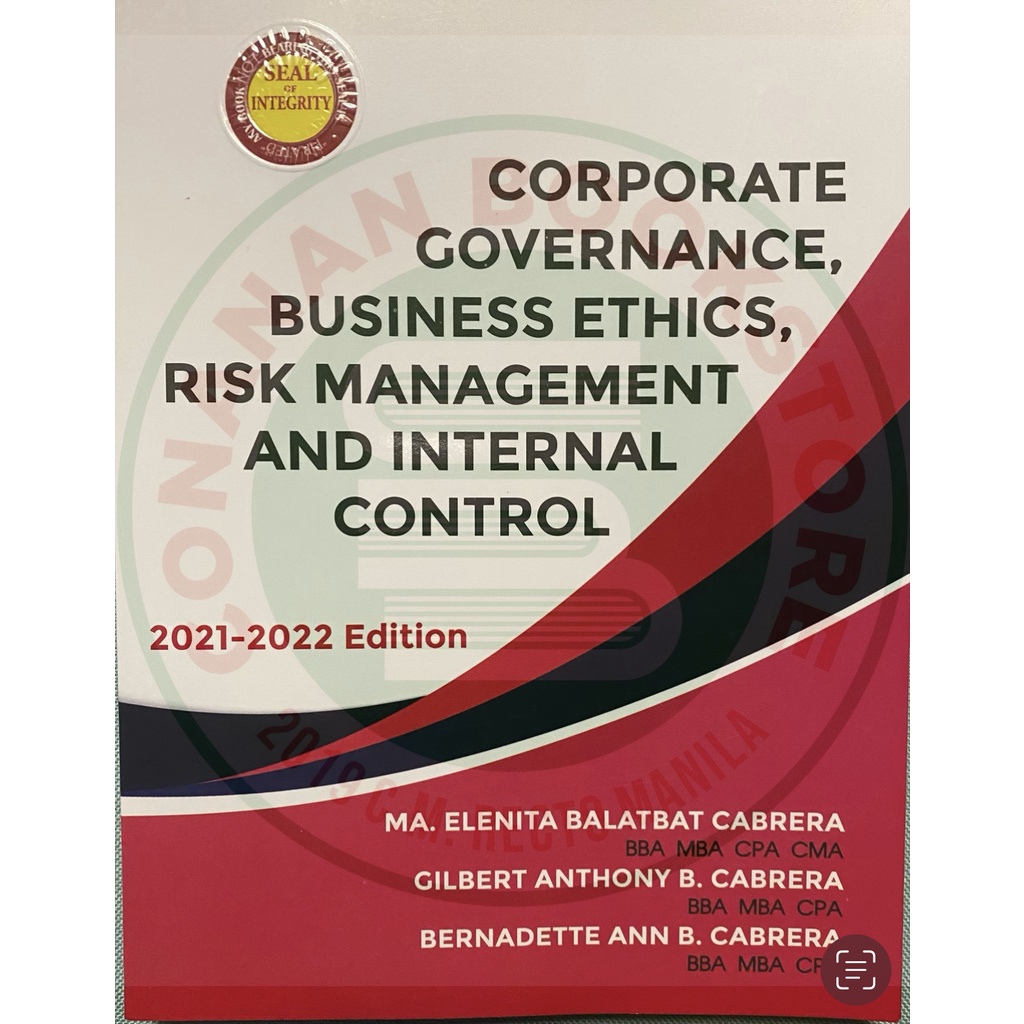 Corporate Governance, Business Ethics, Risk Management & Internal