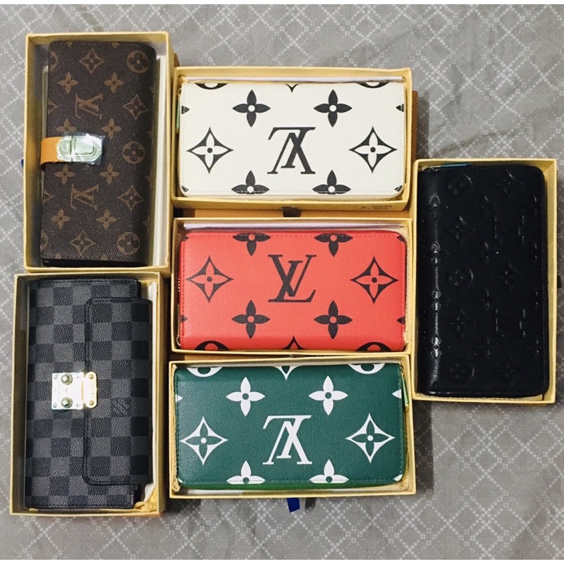 LV LONG WALLETS (one-zip, bifold, trifold) | Shopee Philippines