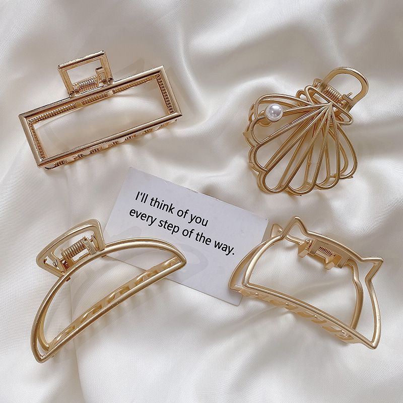 hair clip metal material design simple agile, generous and grace | Shopee  Philippines