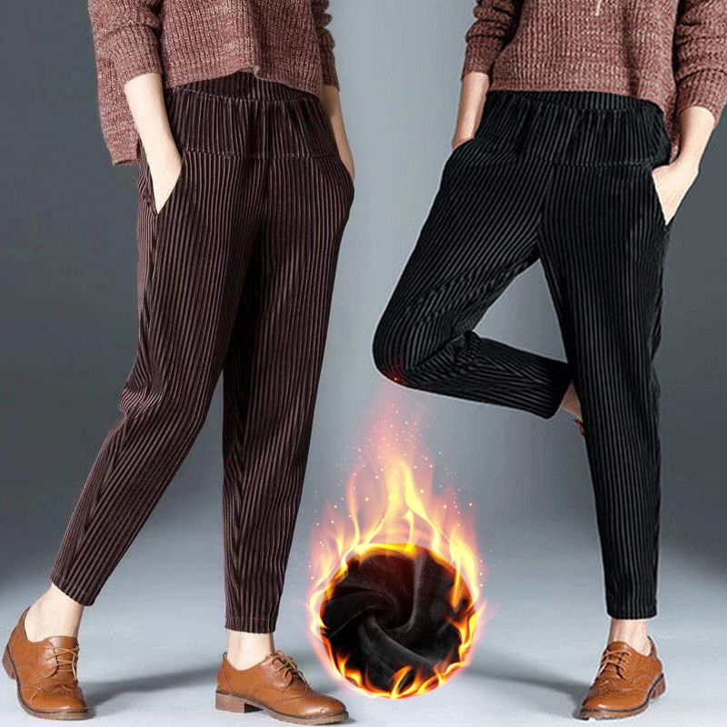 fleece lined corduroy pants
