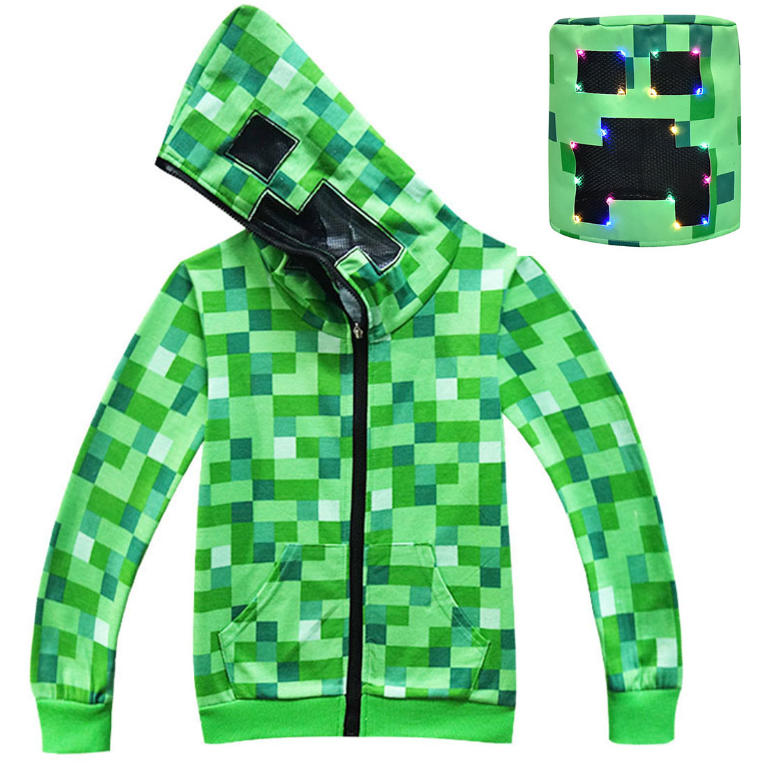 creeper minecraft jacket