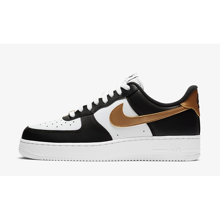 nike air force one white and gold