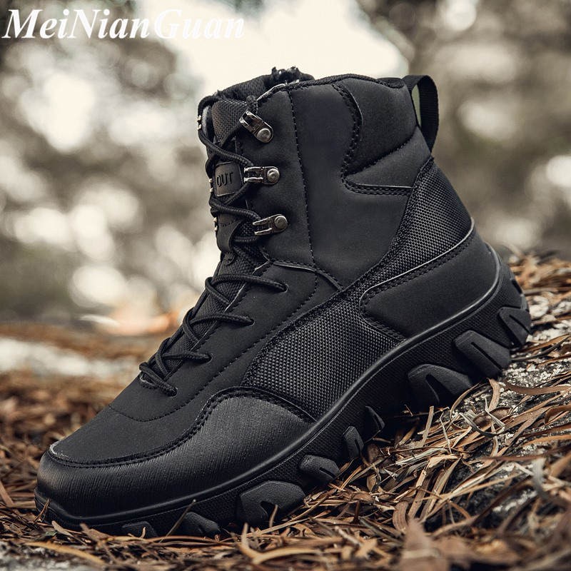 Light Soft Men's Boots High Top Warmest Military Boots Men Timberland ...