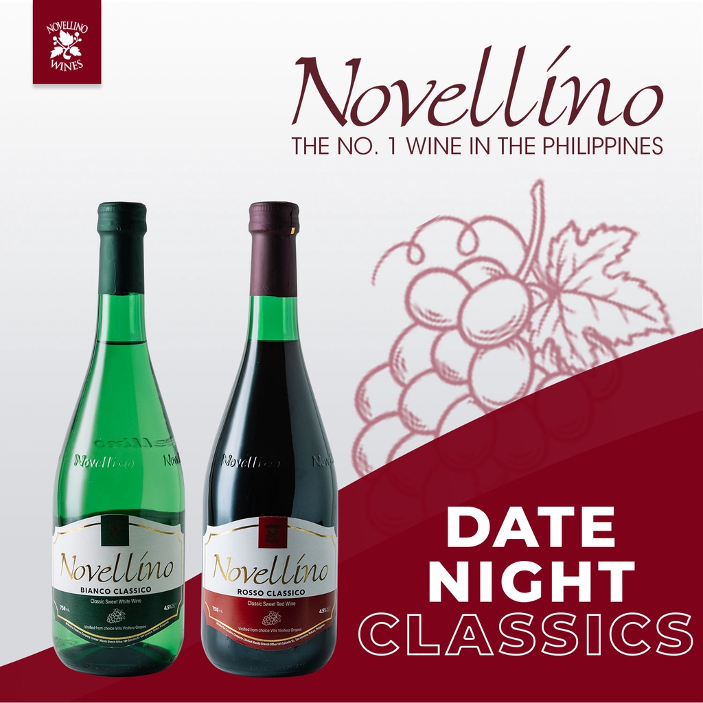 Novellino Date Night Classics Rosso Classico and Bianco Classico