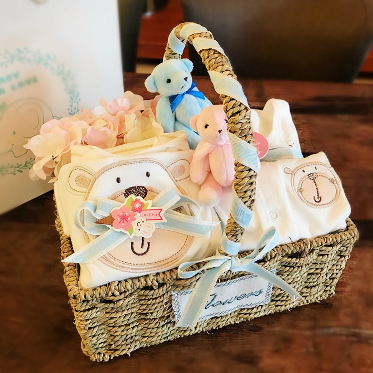 baby clothes gift basket