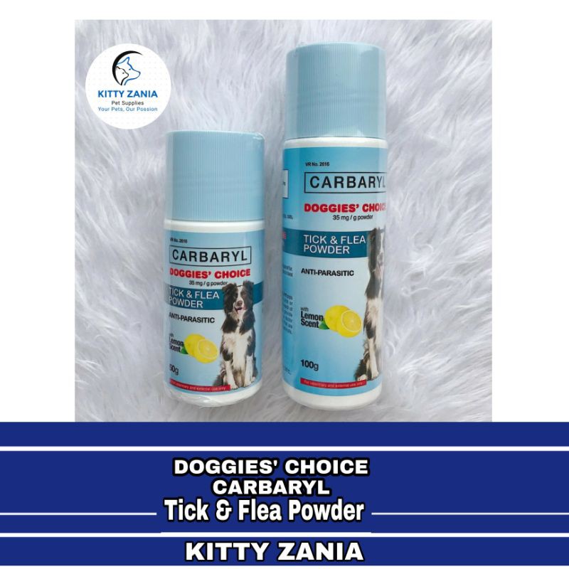 DOGGIES'S CHOICE TICK & FLEA POWDER ( FOR DOG AND CAT ) Shopee