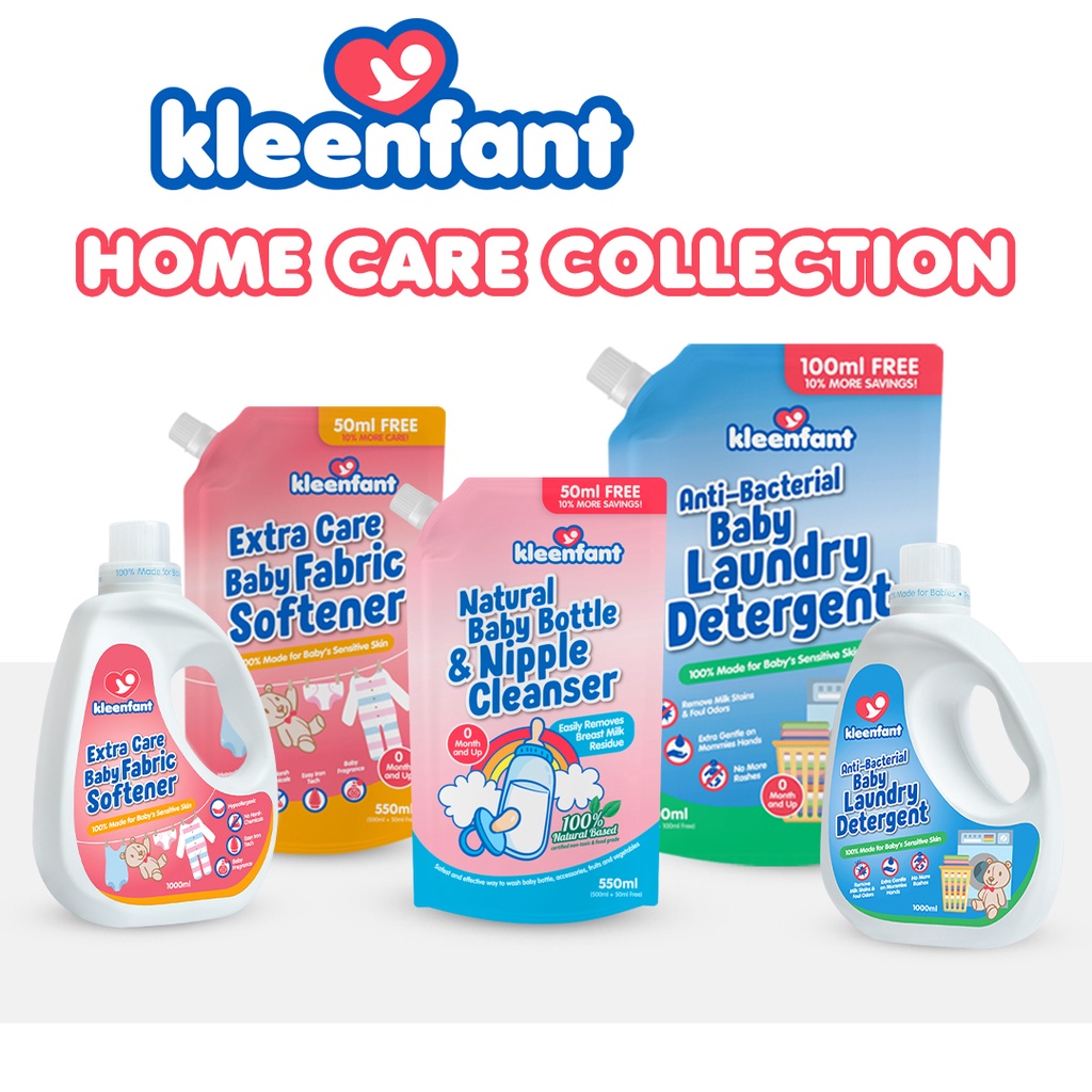 Kleenfant Homecare Collection Antibacterial Detergent and Extra Care
