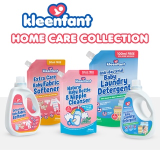 Kleenfant Homecare Collection Antibacterial Detergent and Extra Care Fabric Softener