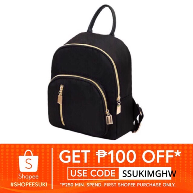 black backpack philippines