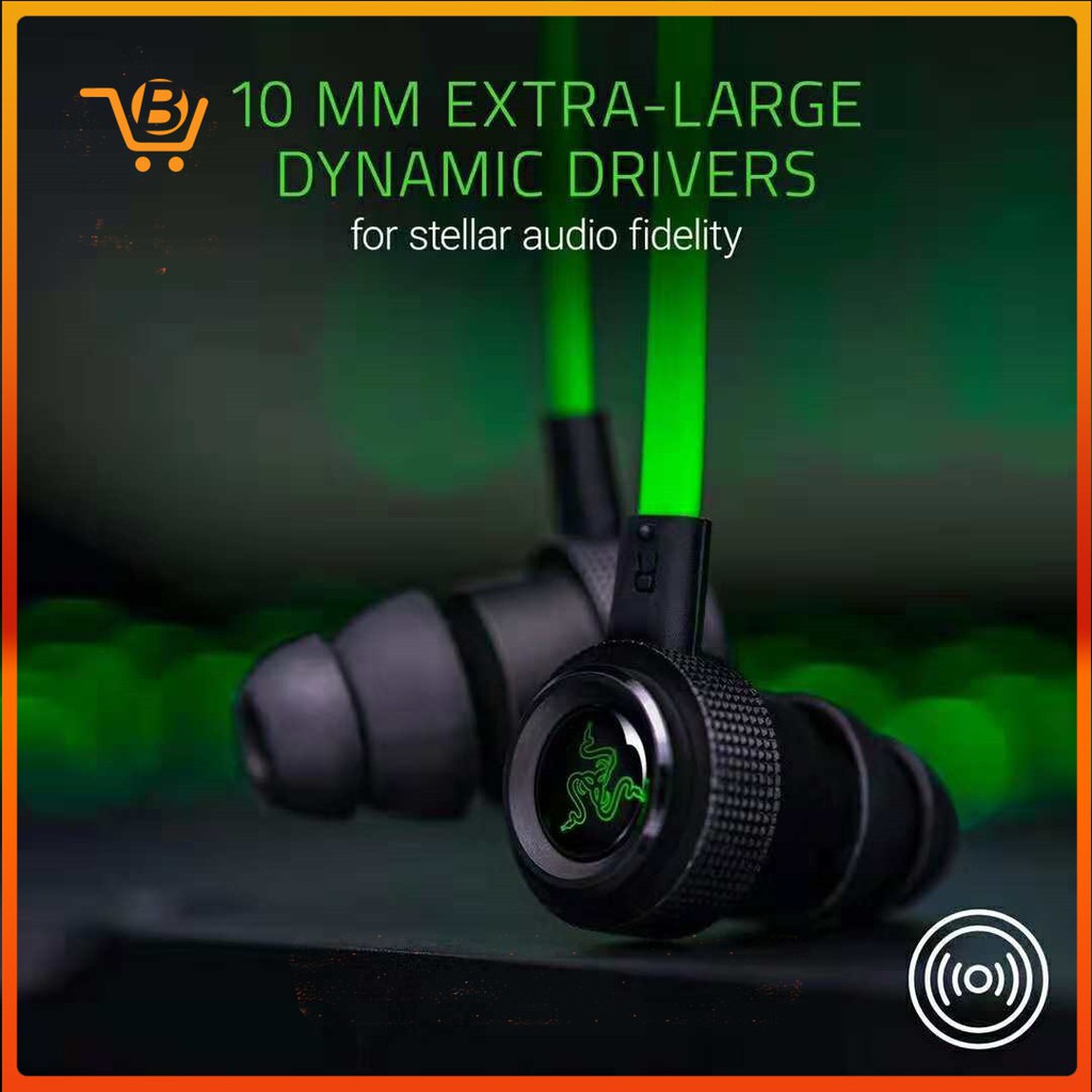 100 Ori Razer Hammerhead V2 Pro Earphone With Microphone Shopee Philippines