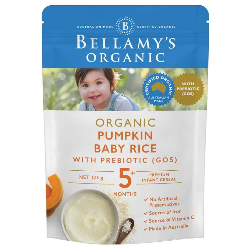 Bellamy's Organic Pumpkin Baby Rice 