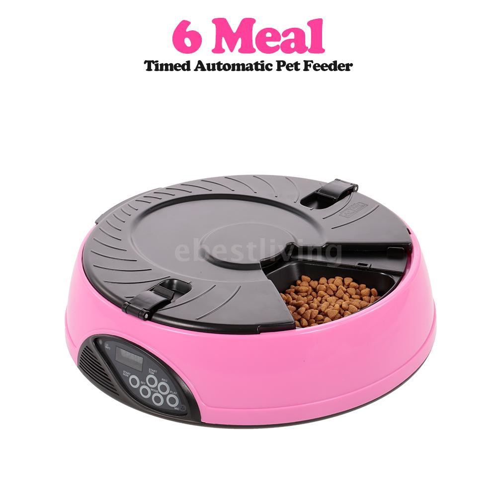 Ebl Automatic Pet Feeder Timer Dog Food Dispenser Water Food Bowl