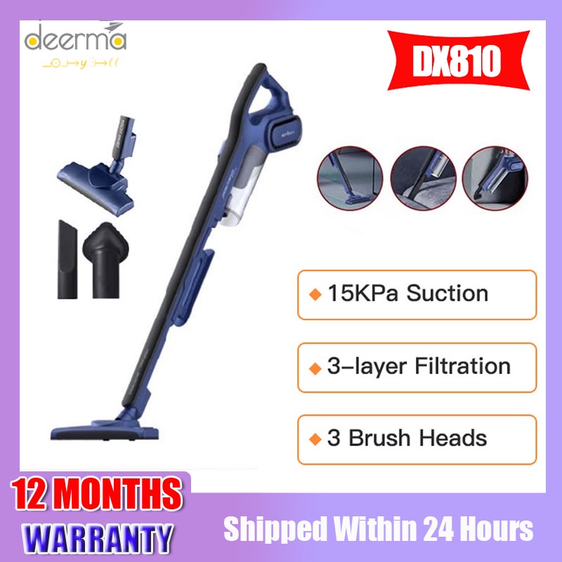 Deerma DX810 Handheld Vacuum Cleaner with HEPA Filter 15000 Pa Strong ...