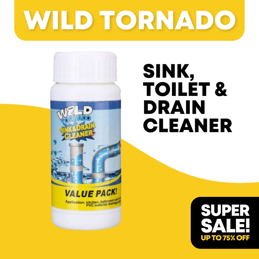 Original Effective Household Wild Tornado Powerful Sink & Drain Cleaner