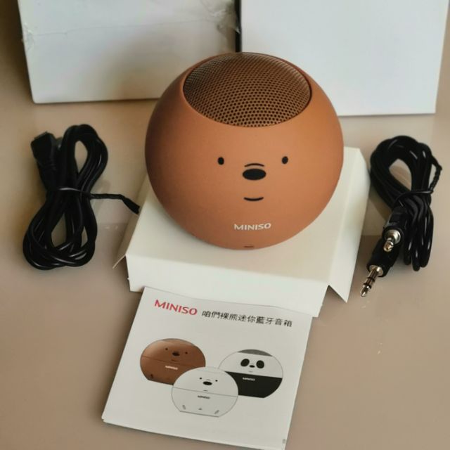 miniso we bare bears speaker review