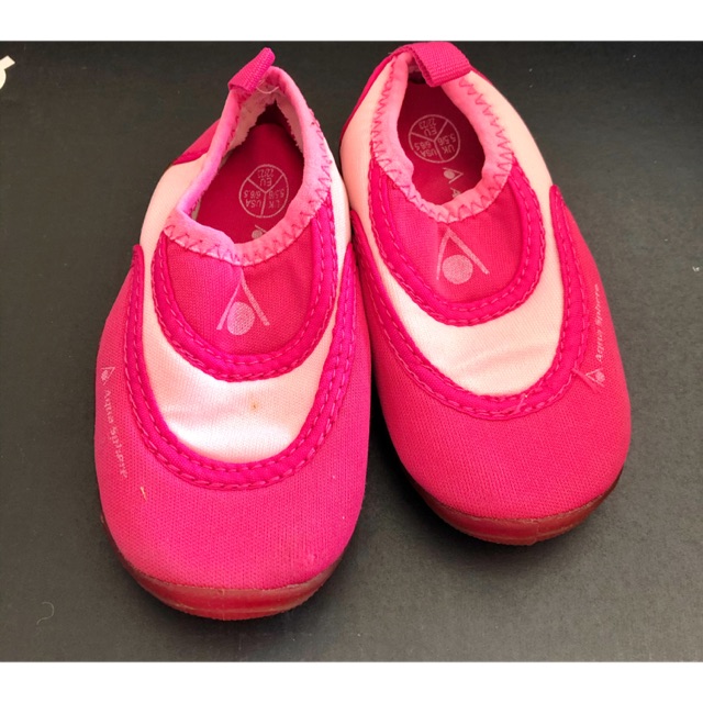 pink aqua shoes