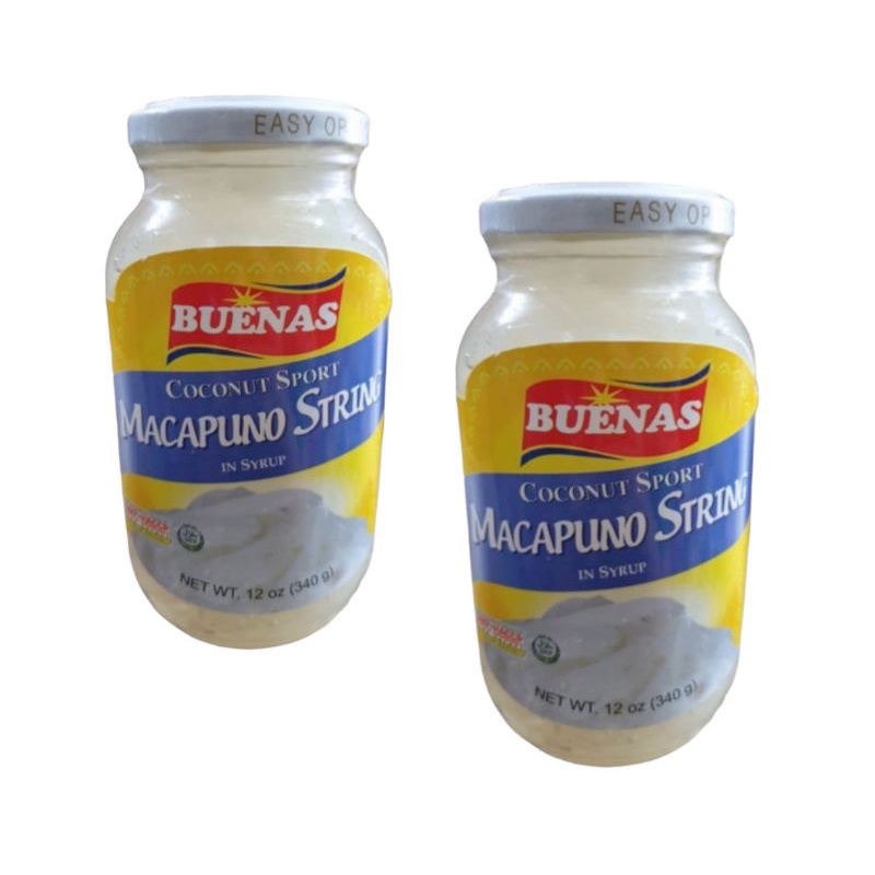 Buenas Macapuno String in syrup (12oz) 340g | Shopee Philippines