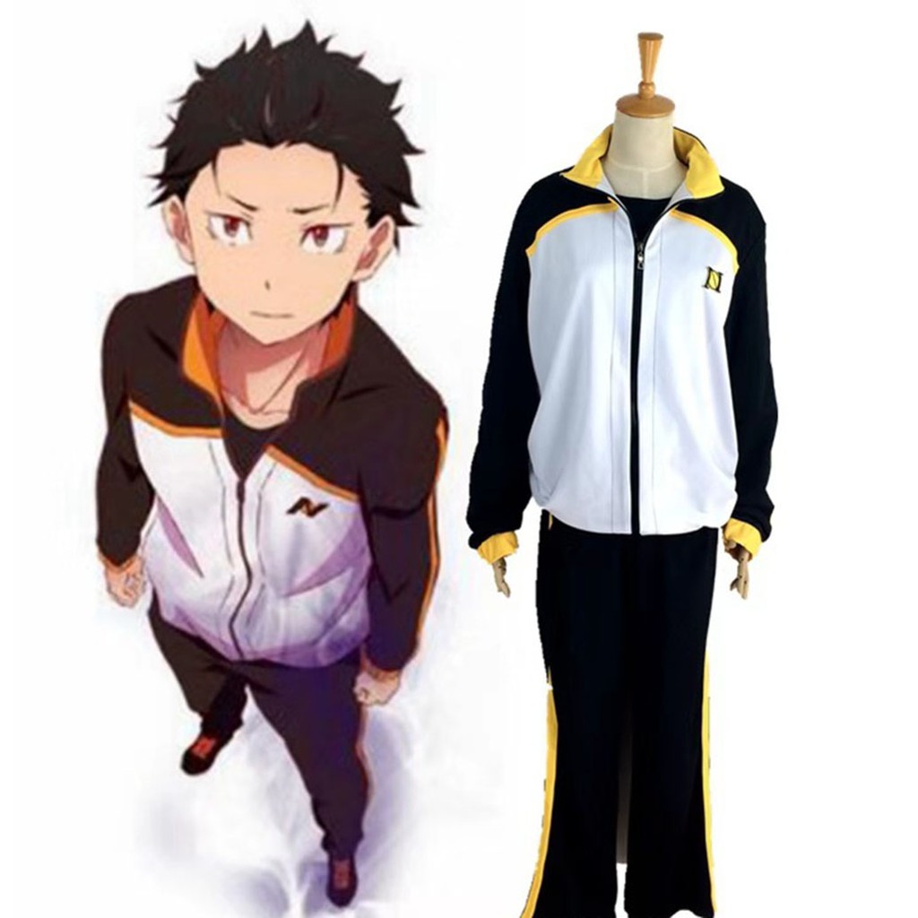 Re Zero Life In A Different World From Zero Subaru Natsuki Suit Cosplay Costume Shopee Philippines