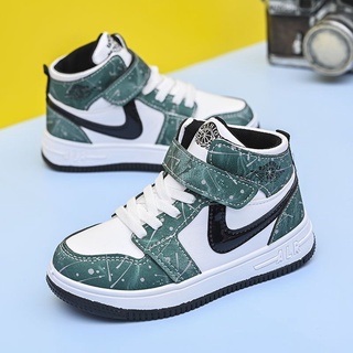 New fashion kids shoes for boys high-cut AJ1 classical basketball sneakers for girls(size 26-37) #5