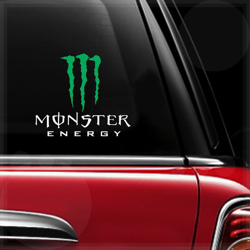 Monster Energy Drink Car Sticker Cutting Sticker Hjupth Car Sticker Shopee Philippines