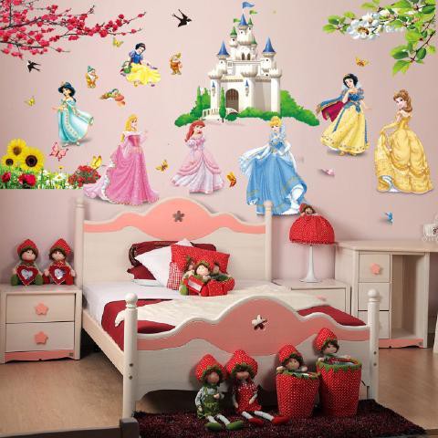 Cartoon Anime Wall Sticker Stickers Dormitory Room Wall Decoration Princess Children S Room Warm Bedroom Wallpaper Self Adhesive Shopee Philippines