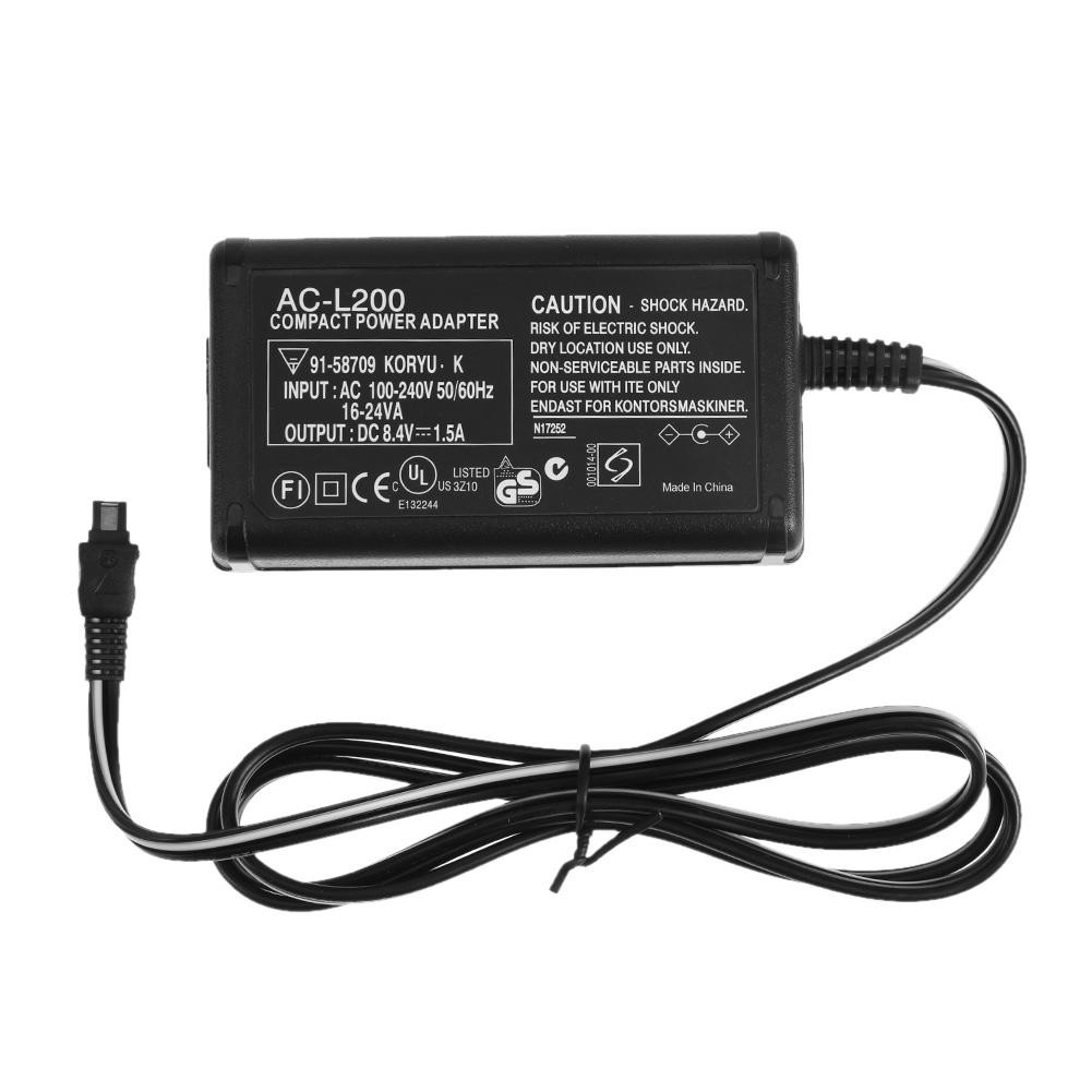 100V-240V AC Power Adapter Camcorder Charger for Sony AC-L200 L25B Camera |  Shopee Philippines