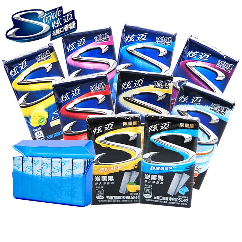 Stride Sugar Free Gum28Piece 50.4gMint Flavor Fresh Fruit Watermelon