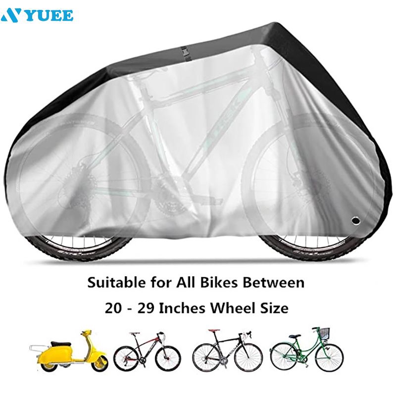 bicycle cover with lock holes