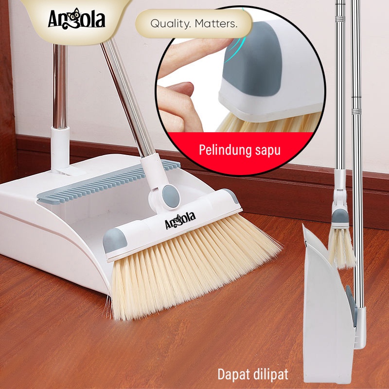 Angola Set Broom Dustpan D63 Broom Set Dustpan Folding Combination