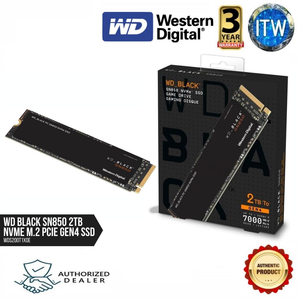 WD_BLACK 2TB SN850 NVMe 内蔵型ゲーミングSSD ソリッドステート