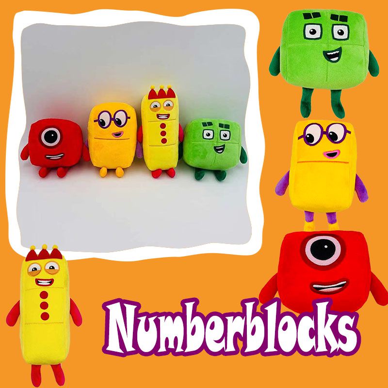 Numberblocks Plush Toys Blocks Educational Stuffed Number Doll Kids ...