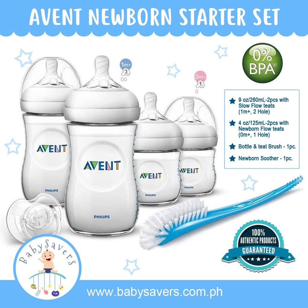 SALE Avent Natural Newborn Starter Set 