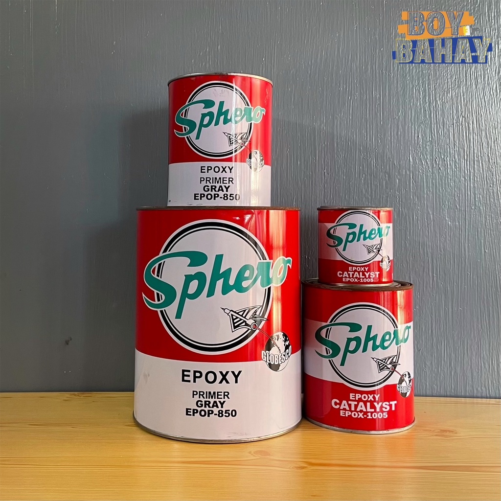 Sphero Epoxy Primer Gray With Catalyst (Liter And Gallon) Shopee