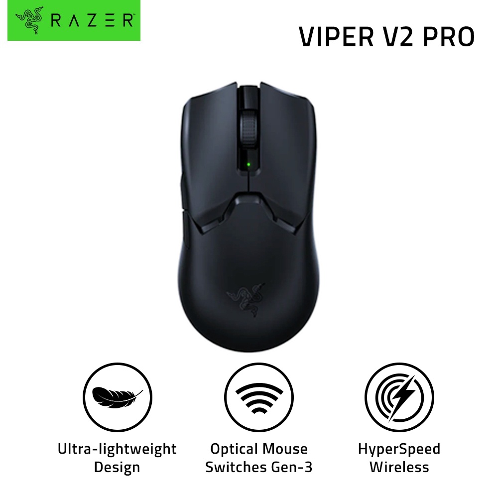 RAZER Viper V2 Pro Ultra-lightweight, Ultra-fast Wireless Esports Mouse ...