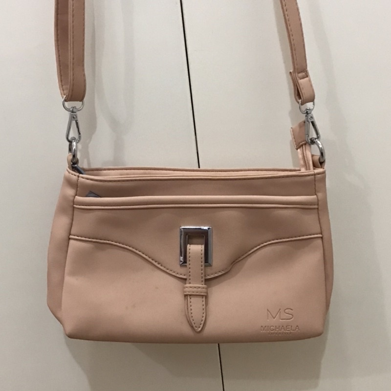 MS Michaela Lifestyle Sling Bag (Pink) Shopee Philippines