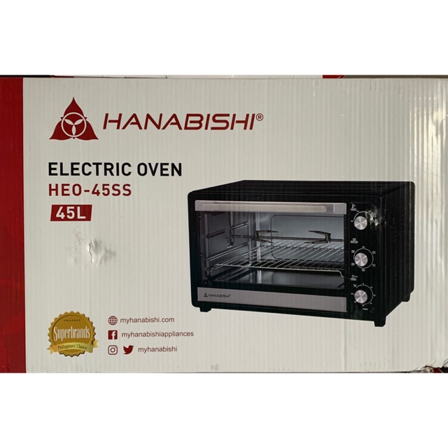 hanabishi 45l oven