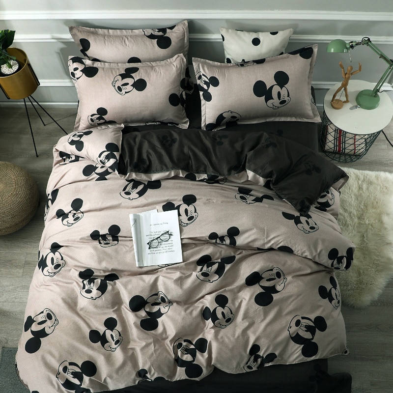 Disney Mickey Minnie Mouse Bedding Set, Queen Size Minnie Mouse Bedding Sets