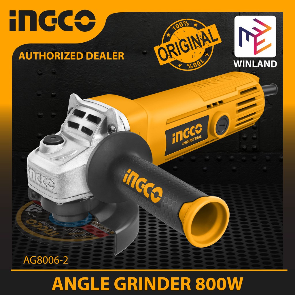 INGCO by Winland Angle Grinder 800W AG80062 AG80062 Shopee Philippines
